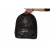 městský černý kožený batoh na zip český výrobek Kubát 21114