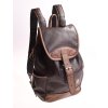 hnědý kožený batoh kapsy na lahev český výrobek Kubát 212334 (8)