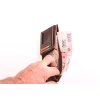 Pánská kožená hnědá peněženka 7444 Z 42 (9)