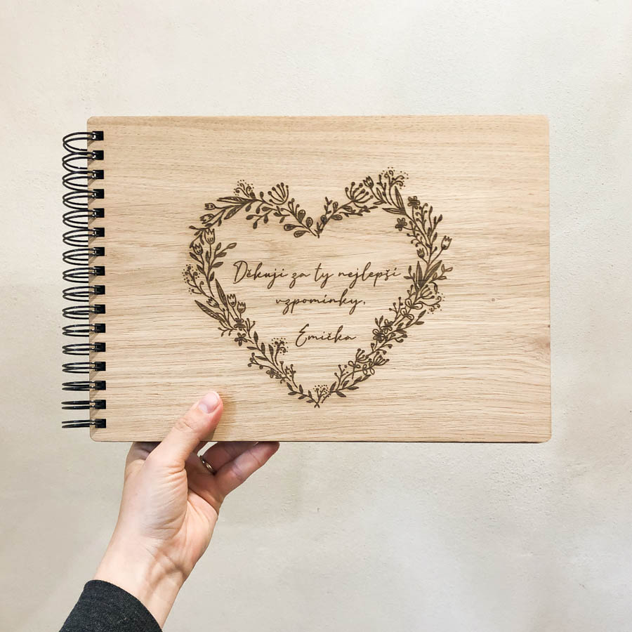 Personalizované fotoalbum – predná strana