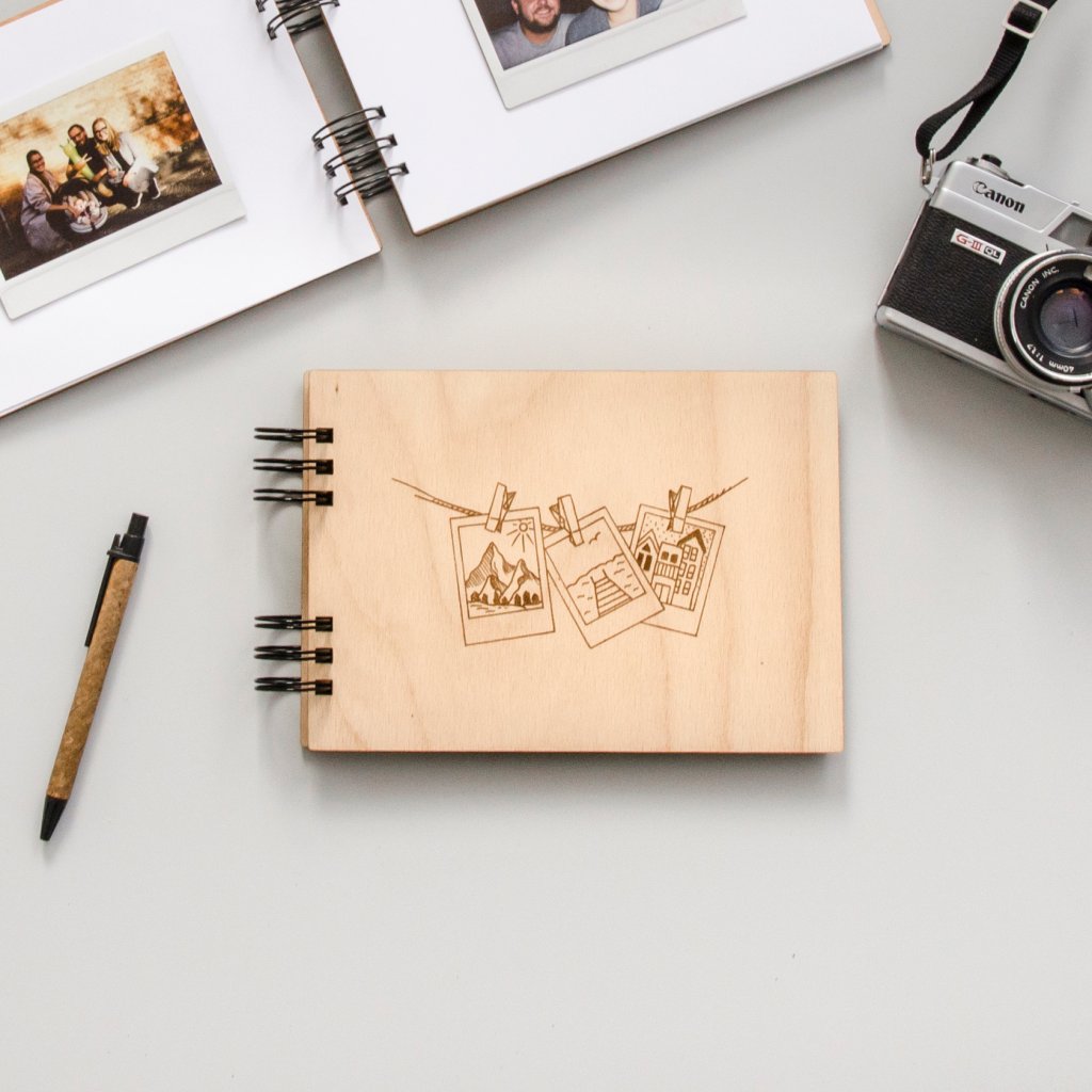 Malý fotoalbum Polaroidky A5 produktova fotka pekna