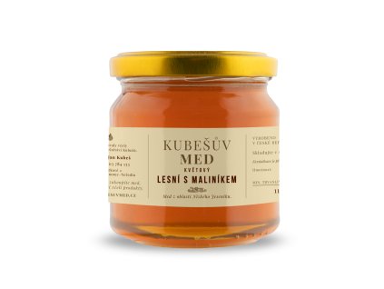 lesni med s malinikem 250