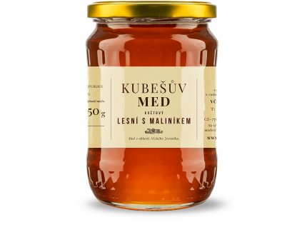 Med lesní s maliníkem 750 g