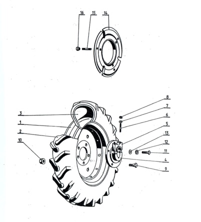 Disk 4.00x16 pro pneu 6.00x16 u TZ4K‑14: Výměna, kompatibilita a časté chyby při montáži