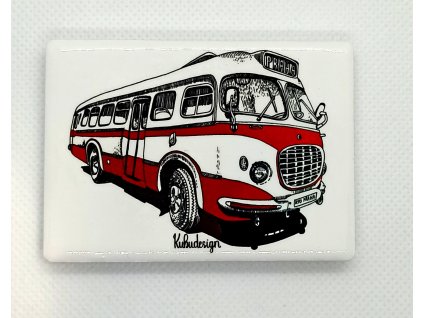 keramicky magnet autobus Škoda 706 RTO