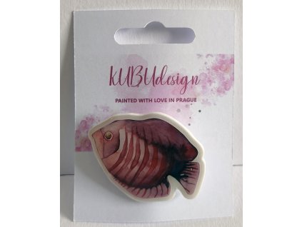 Ilustrované rybka červená