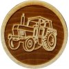Dřevěné razítko na sušenky - traktor
