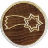 Dřevěné razítko na sušenky - kometa