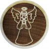 Dřevěné razítko na sušenky - anděl
