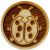 Dřevěné razítko na sušenky - beruška