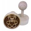 Dřevěné razítko na sušenky - medvídek