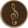 Dřevěné razítko na sušenky - houslový klíč