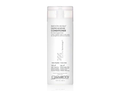 Kondicionér pre poškodené vlasy, Smooth as Silk Moisture Conditioner, 250 ml, Giovanni