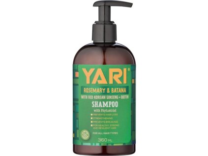 Yari Rosemary & Batana, čistiaci šampón na kučeravé vlasy, 360 ml