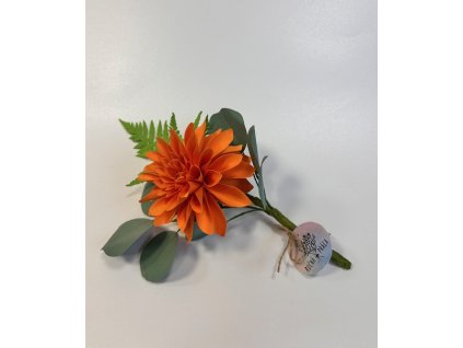 Kreatívna kytička - oranžová