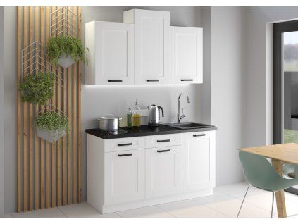 Kuchyňská linka 150 cm Luna 1 bílá varianta