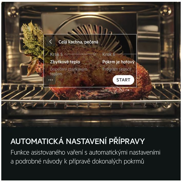 AEG NBE7P731AB série 7000 MealAssist vestavná trouba