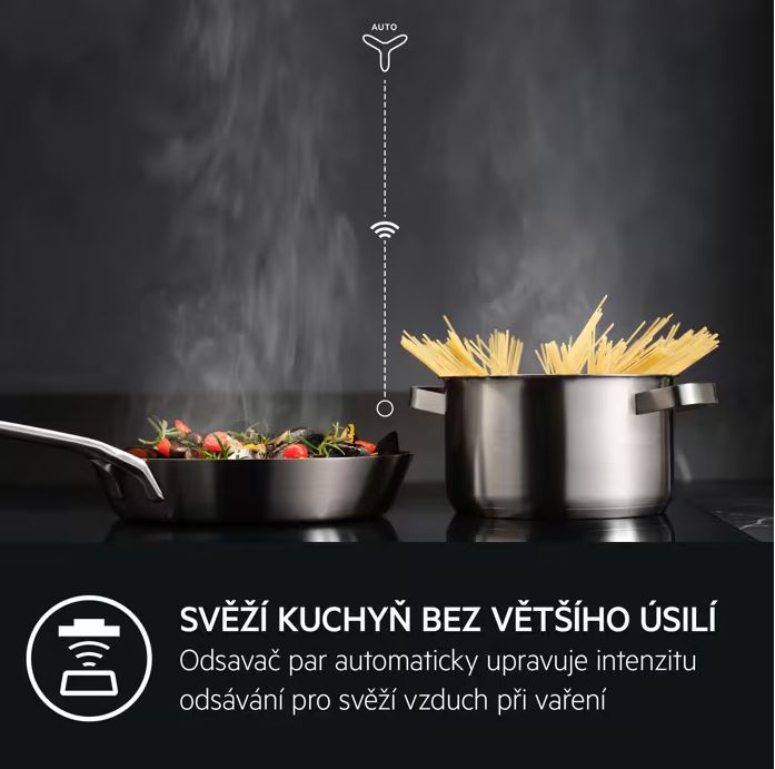 AEG NIH64B30AB série 8000 SenseBoil & Fry indukční varná deska