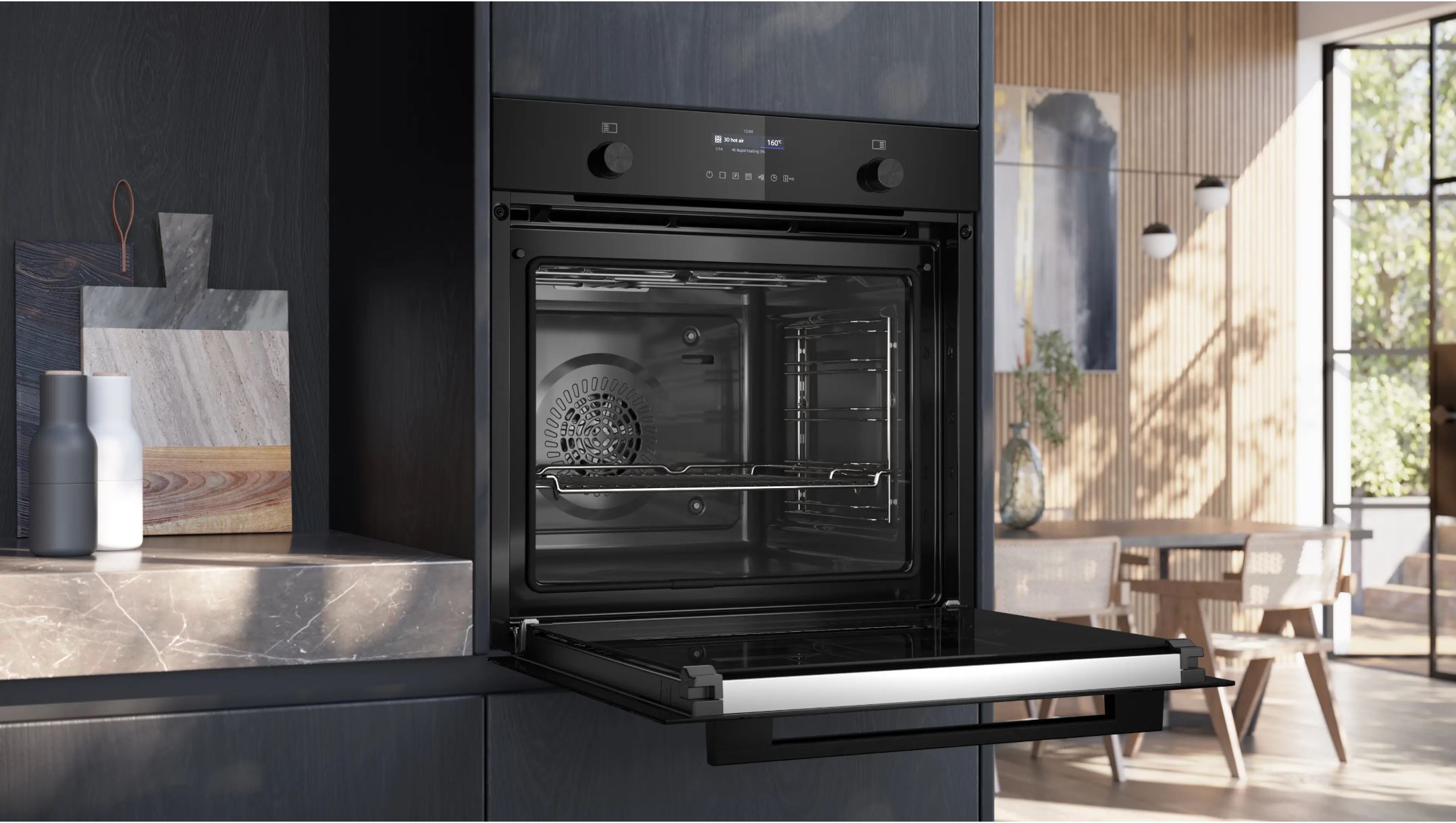 Siemens HB279GBB3 iQ500 vestavná trouba s pyrolýzou a Air Fry