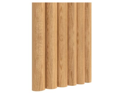Polokruhové dřevěné lamely 29x12 přírodní dub