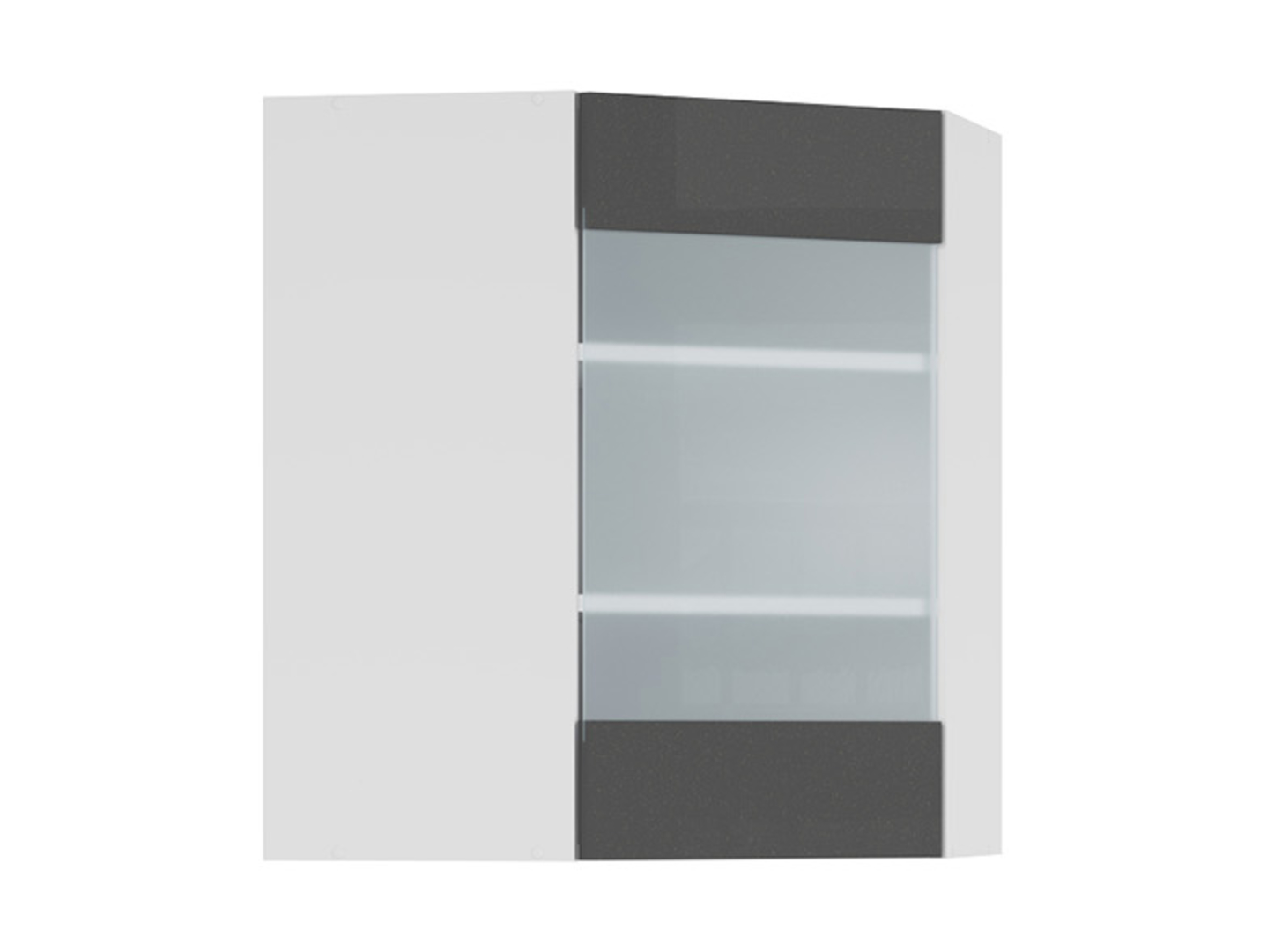 TAPO SPECIAL kuchyňská skříňka GNWU-60/72-LV/PV Barva dvířka: bílá ecru lesk, barva korpusu: bílá alpská