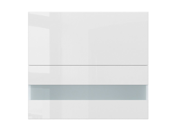 TOP LINE kuchyňská skříňka G2O-80/72-OV/O Barva dvířka: bílý vysoký lesk, barva korpusu: bílá alpská