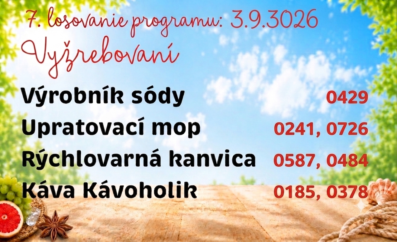 Výhercovia domov je dar