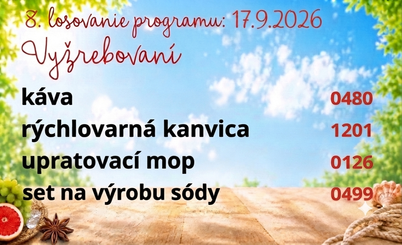 Výhercovia domov je dar