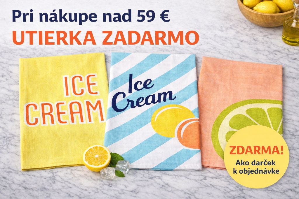 malý banner - pri nákupe nad 59 €, utierka zadarmo