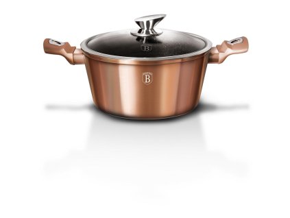Nepriľnavý hrniec 20 cm, Rosegold BerlingerHaus