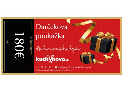 poukážka 180 eur