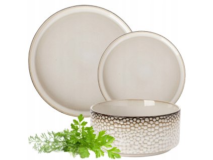 Obedovy servis porcelan Florina Gambia 18 el sada tanierov pre 6 osob