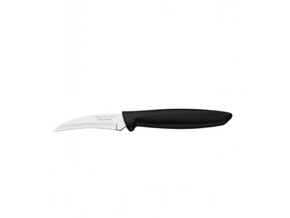 Nôž na šúpanie ovocia/zeleniny Tramontina Plenus 7,5cm - čierny