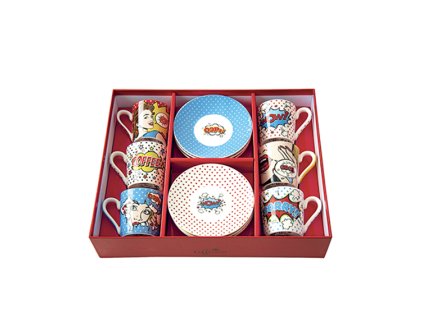 Kávová súprava Easy Life - Pop Art - 100ml