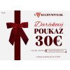 Darčeková poukážka v hodnote 30 €