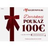 Darčeková poukážka v hodnote 100 €