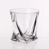 Bohemia Crystal Quadro sada pohárov na whisky 340 ml, 6 ks