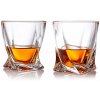 Bohemia Crystal Quadro sada pohárov na whisky 340 ml, 6 ks