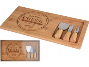 Koopman Dárkový set Bamboo Cheese