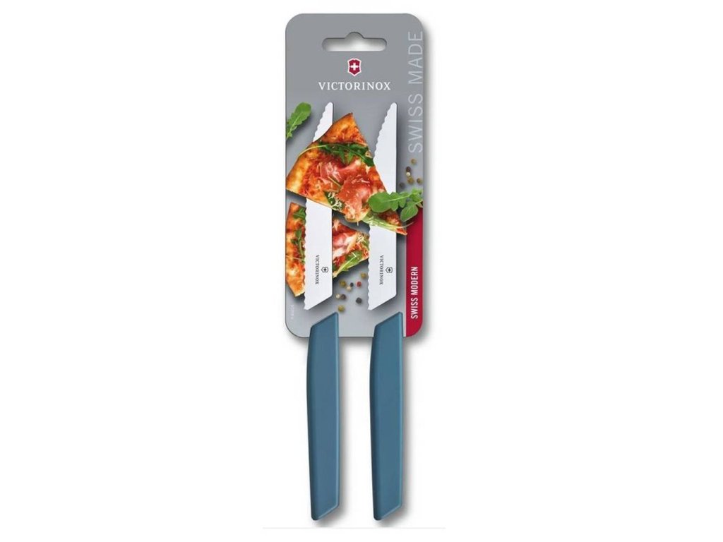 Victorinox Swiss Modern Tafellöffel - Kornblumen-Blau, Edelstahl - Hochwertiger Löffel