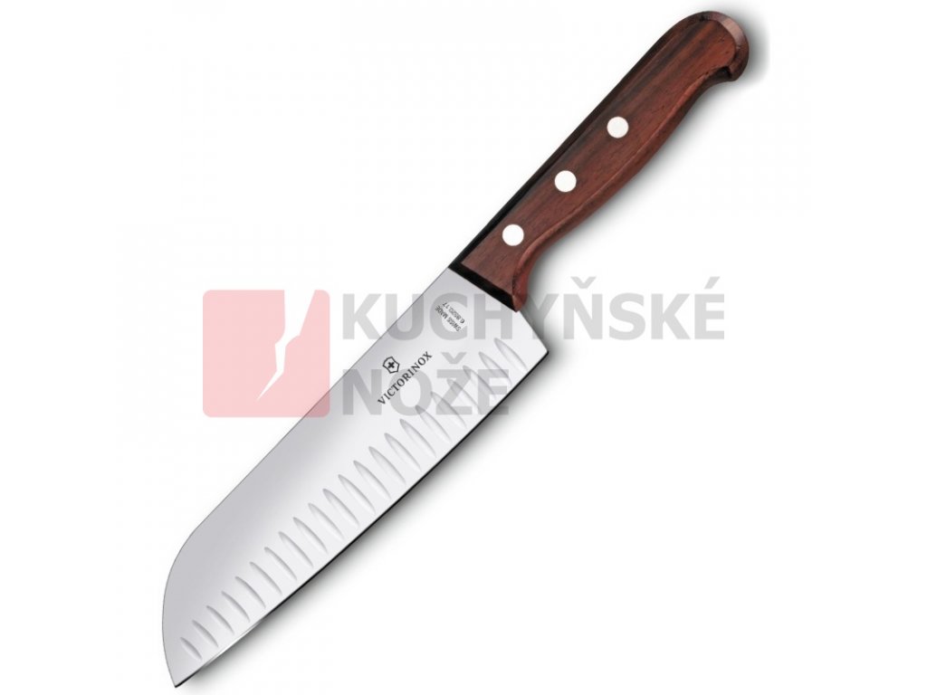 Victorinox kuchyňský nůž SANTOKU 17cm dřevo