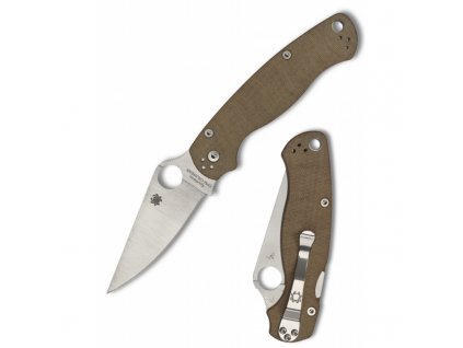 Spyderco Para Military 2 Brown Canvas