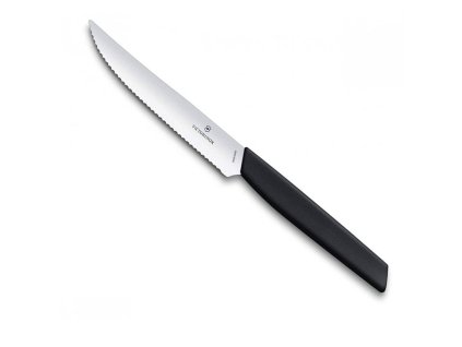 Victorinox nůž na steak a pizzu Swiss Modern, 12 cm, black