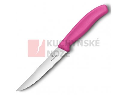 Victorinox nůž steakový 12cm růžový
