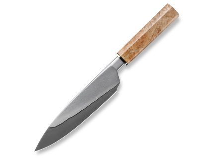 XinCraft kuchařský nůž 440C 200mm - stabilizovaný javor
