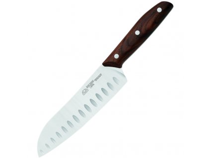 Due Cigni nůž Santoku řada 1896 ořech 18cm