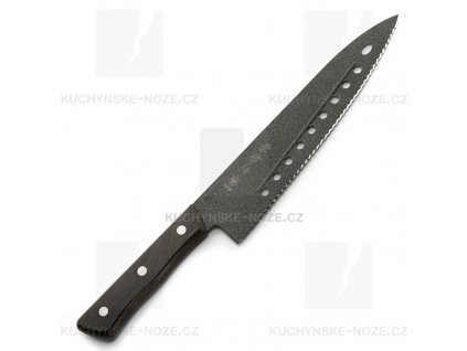 Kanetsune Gyutou 210mm Fluorine coating, Serrated