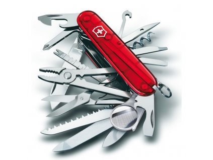 SWISS CHAMP, červená transparent 1.6795.T