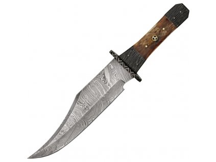 Damascus Tri Circle Bowie