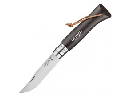 Opinel N°08 Inox Baroudeur Noir Brun